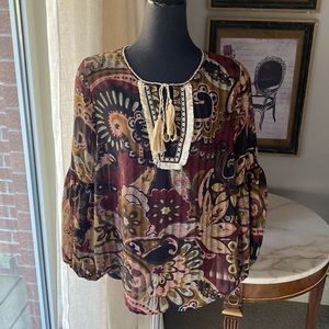 BUFFALO DAVID BITTON BOHO BLOUSE